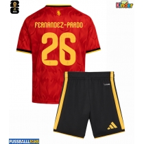 Belgien Matias Fernandez-Pardo #26 Heimtrikotsatz Kinder WM 2026 Kurzarm (+ Kurze Hosen)